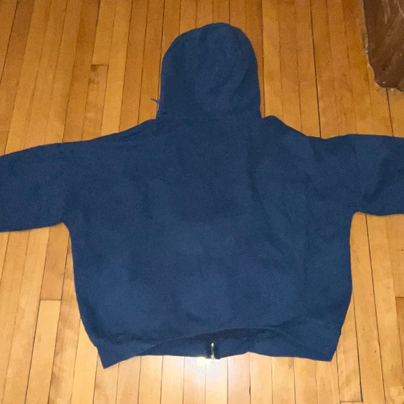 Veste à capuchon bleue de marque Oero - Picture 2 of 4